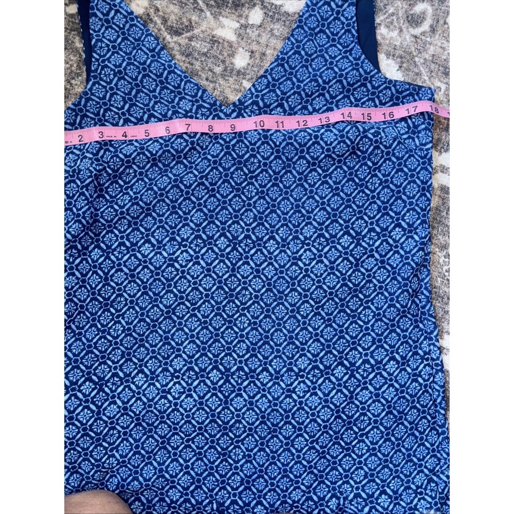 Ralph Lauren Dress Womens Size 2 blue sleeveless pockets ruffle lined - Picture 4 of 9